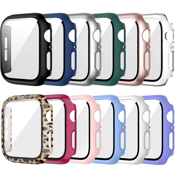 Apple Accessories - Apple Watch 12pack Case (Tempered Glass Screen Protector)
